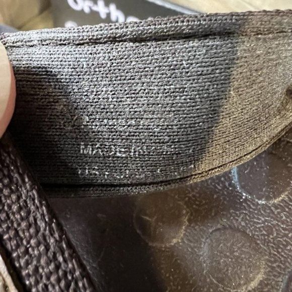 Womens Orthoheel Brown Comfort Arch Support Flip Flops Sandals Size 7 M GUC‎ - Picture 6 of 6